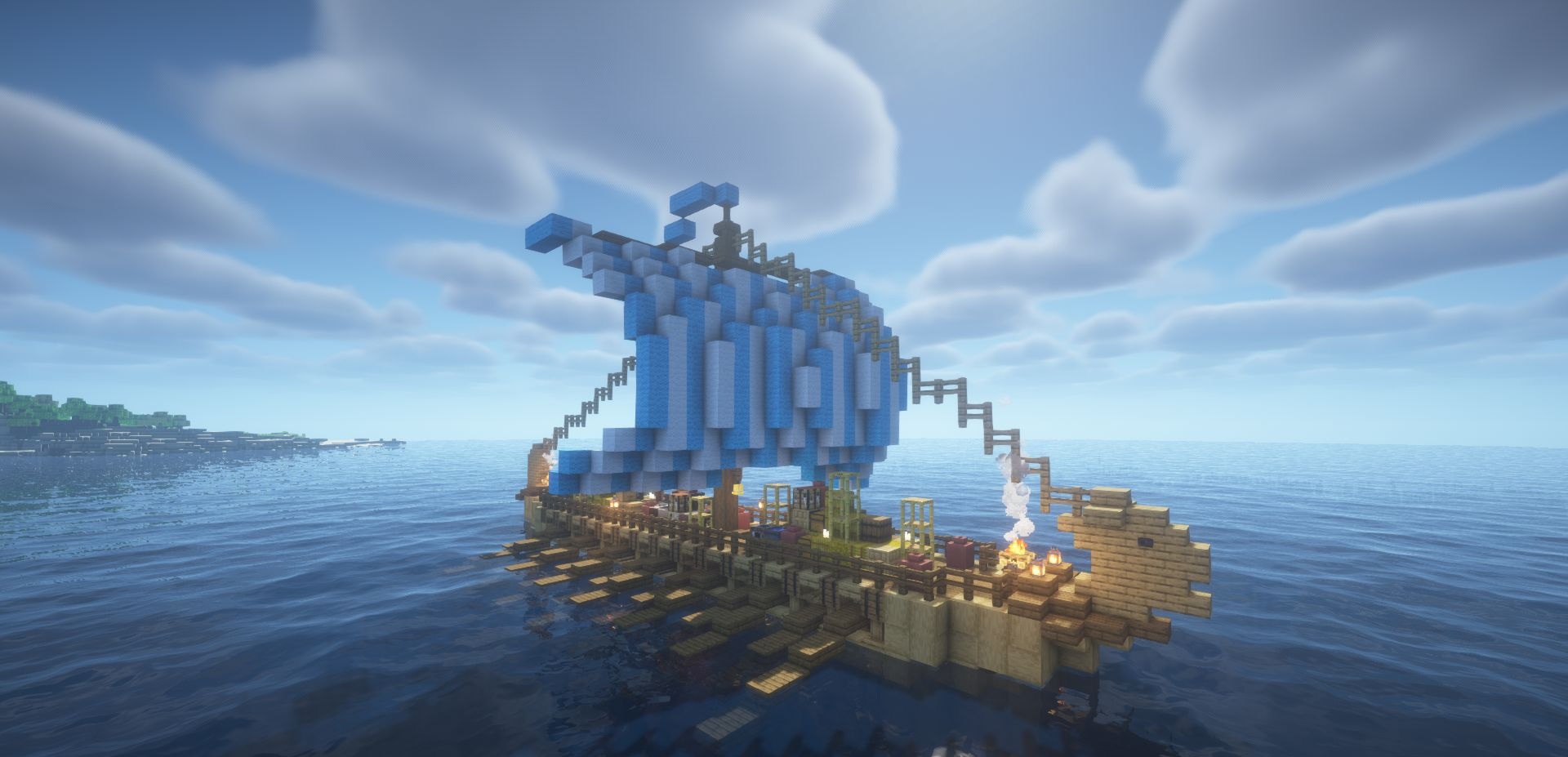 Пример торговли с NPC на Antique Trading Ship в Minecraft