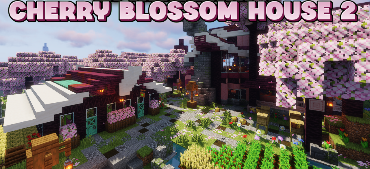 Cherry Blossom House 2 | Карта Майнкрафт