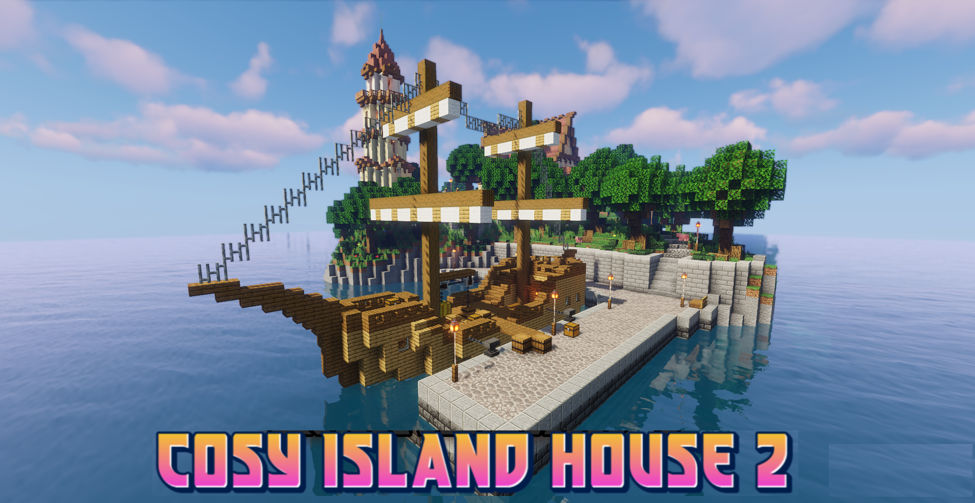 Cosy Island House | Карта Майнкрафт