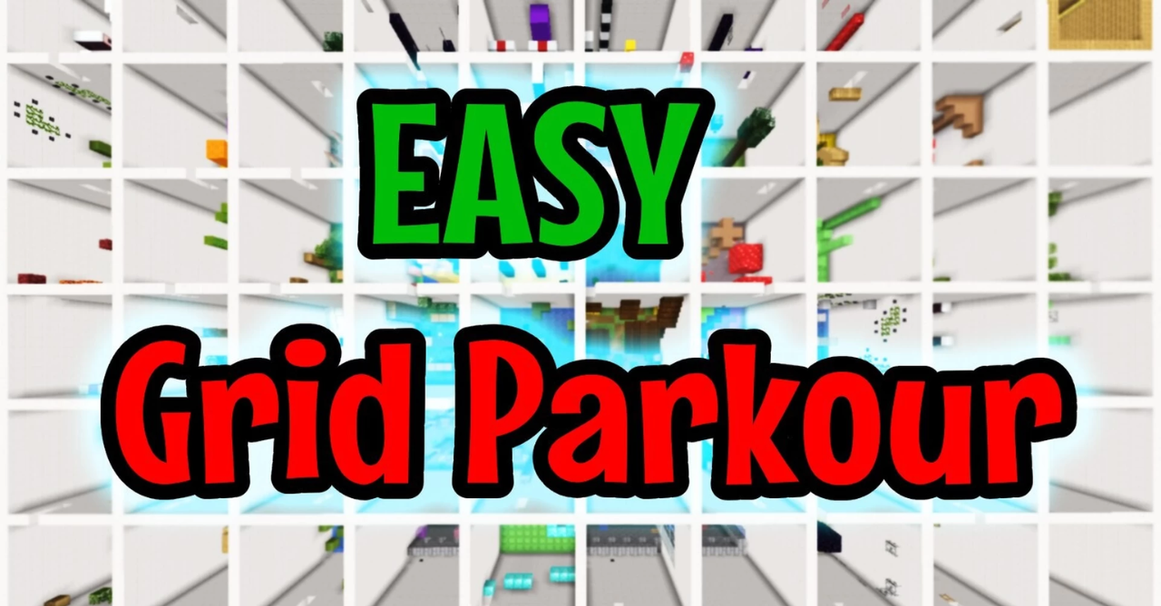 Easy Grid Parkour | Карта Майнкрафт