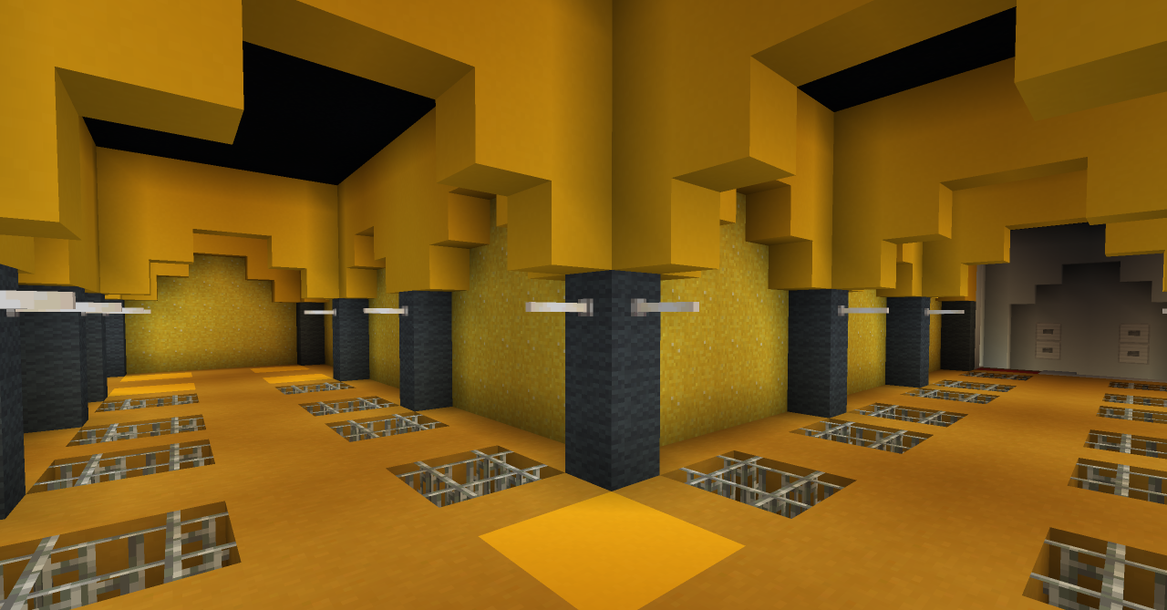 Детализированная библиотека Hope’s Peak Academy в Minecraft с книжными полками