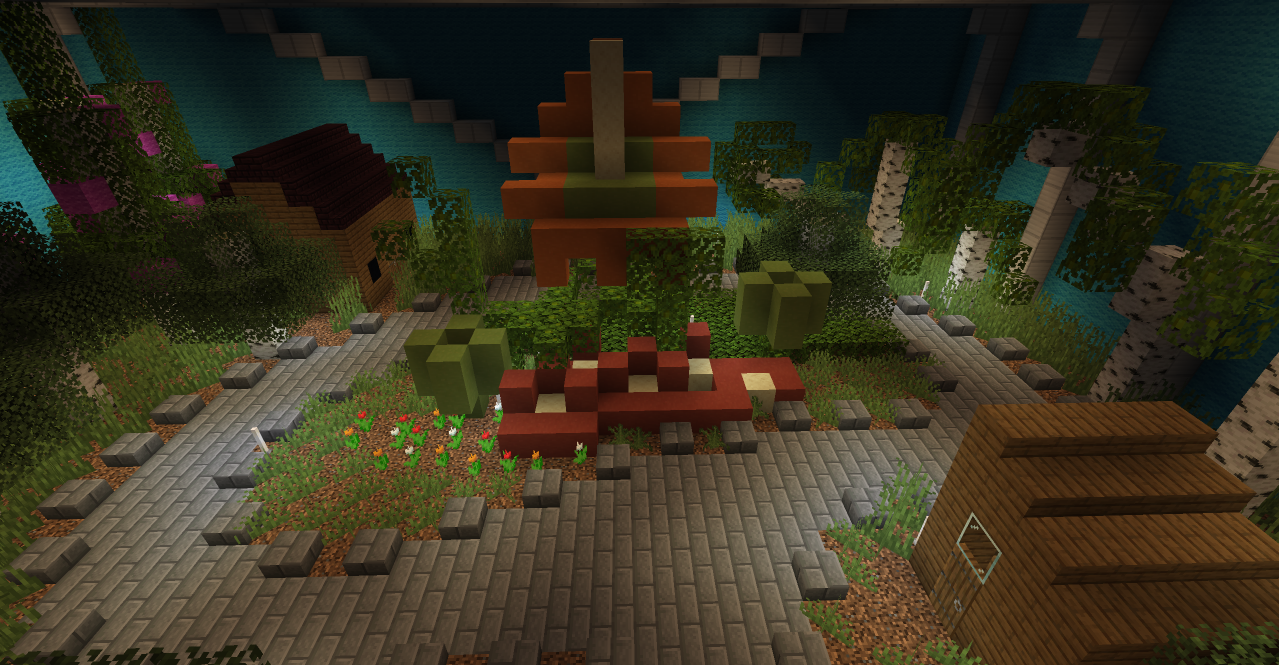 Коридоры Hope’s Peak Academy в Minecraft с аутентичным оформлением