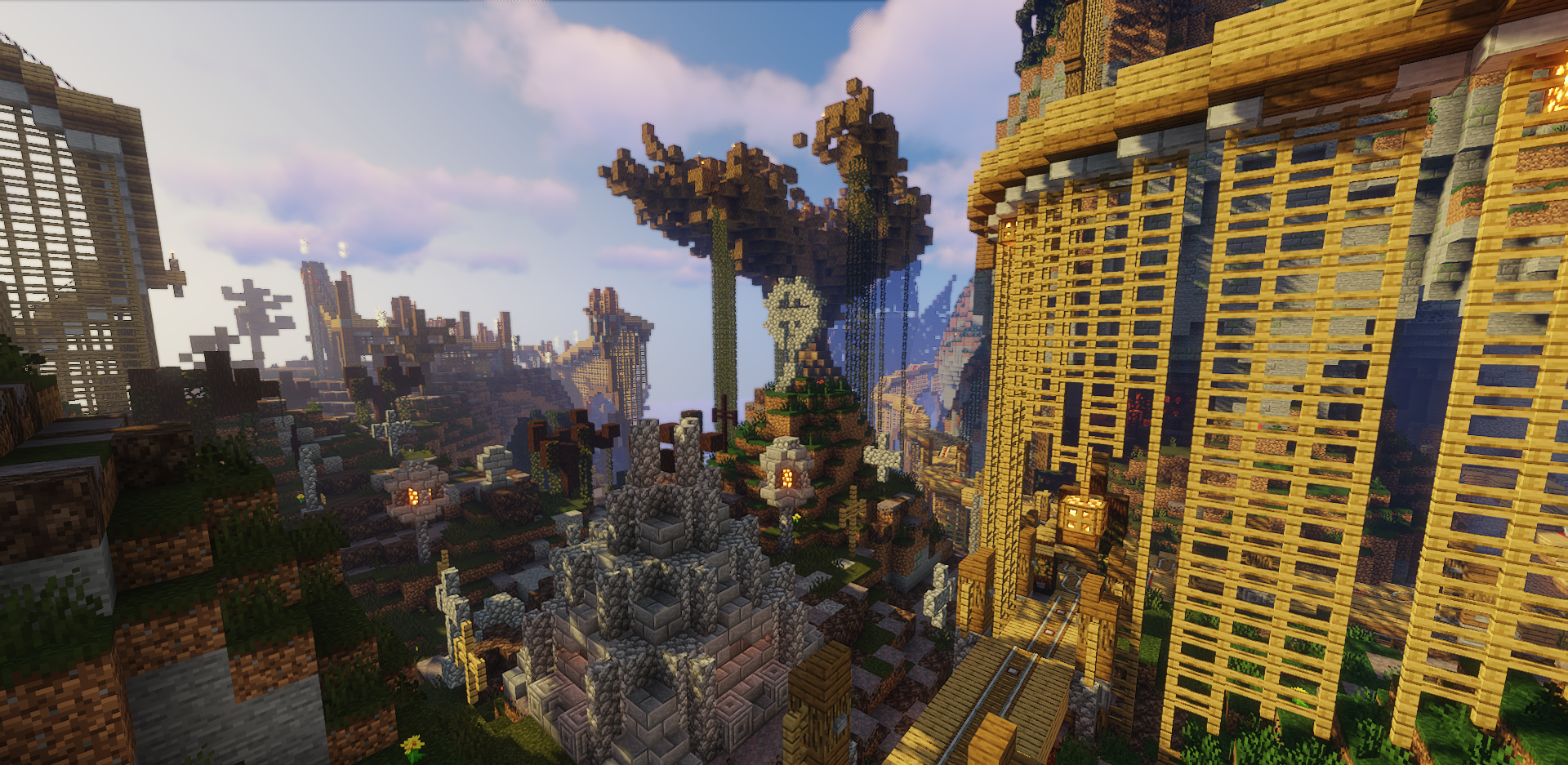 Пиратская бухта на карте Isle of Naberius в Minecraft
