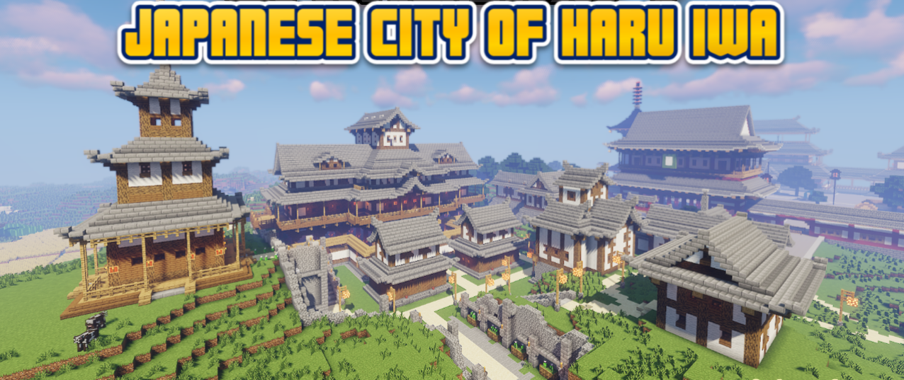 Japanese City of Haru Iwa | Карта Майнкрафт