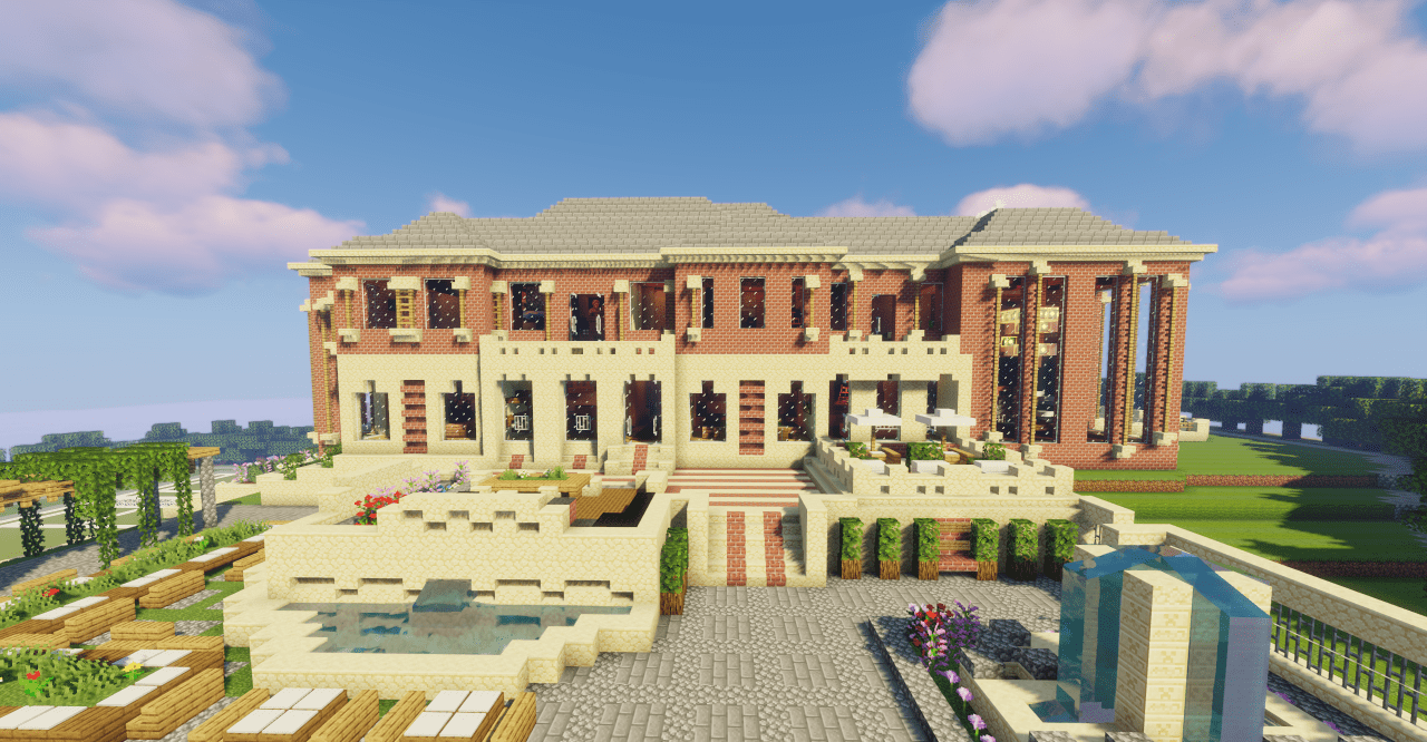Luxury Brick Mansion | Карта Майнкрафт
