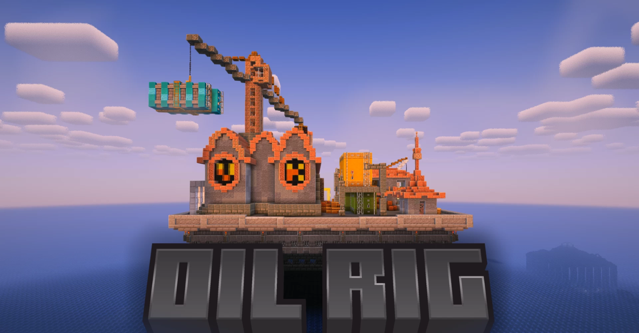 Minecraft Oil Rig | Карта Майнкрафт