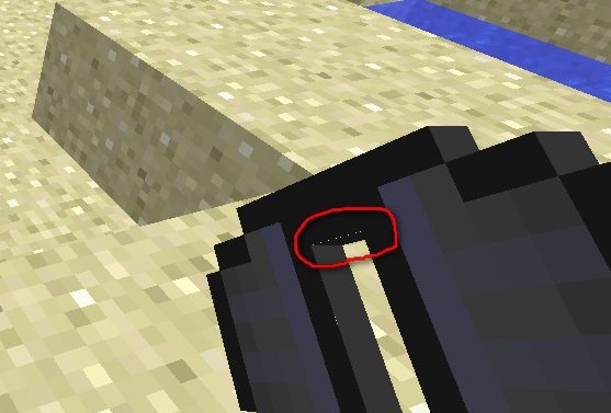 Model Gap Fix Mod - демонстрация четких текстур блоков в мире Minecraft