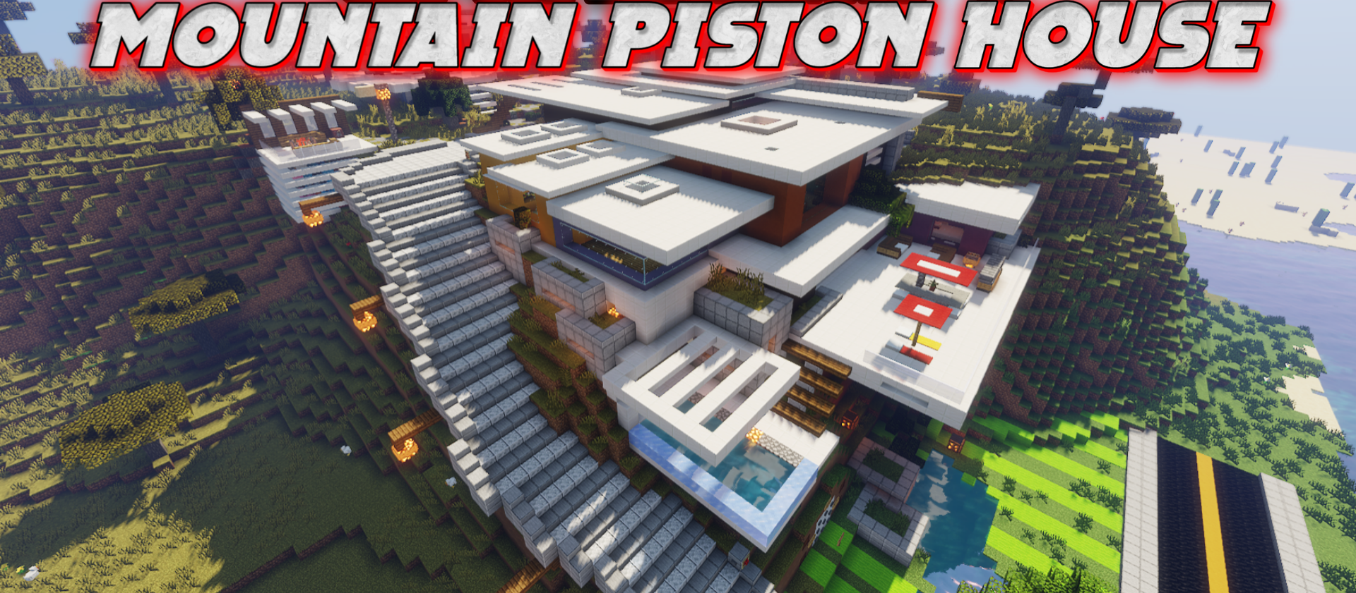 Mountain Piston House | Карта Майнкрафт