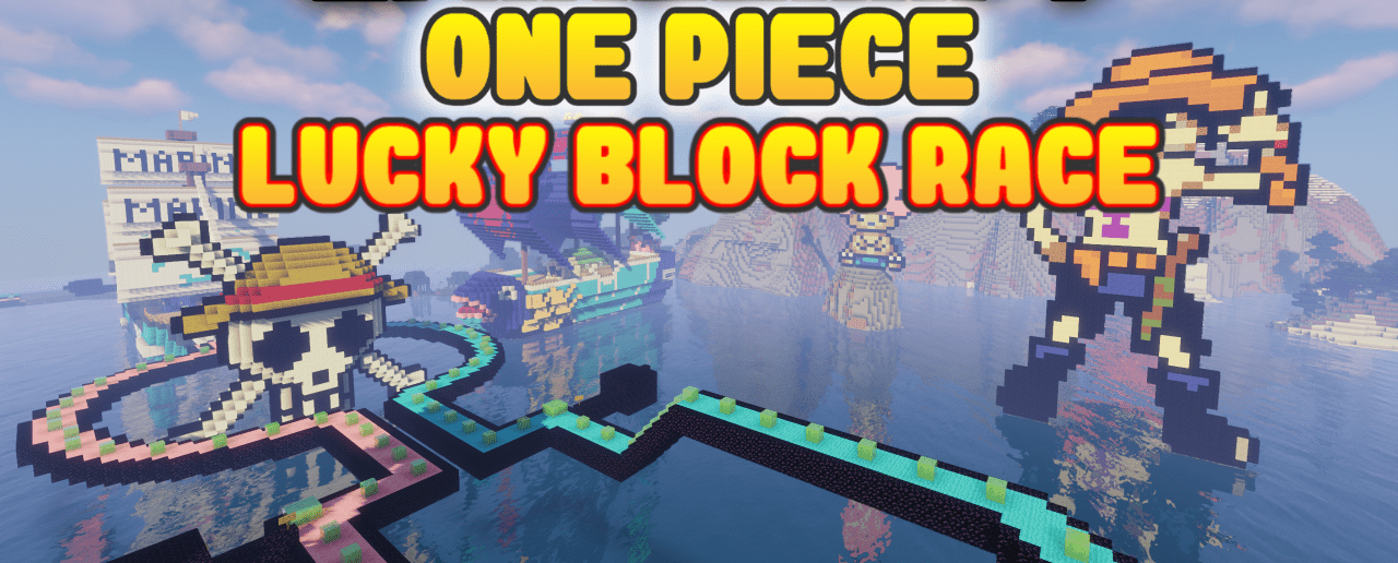One Piece Lucky Block Race | Карта Майнкрафт