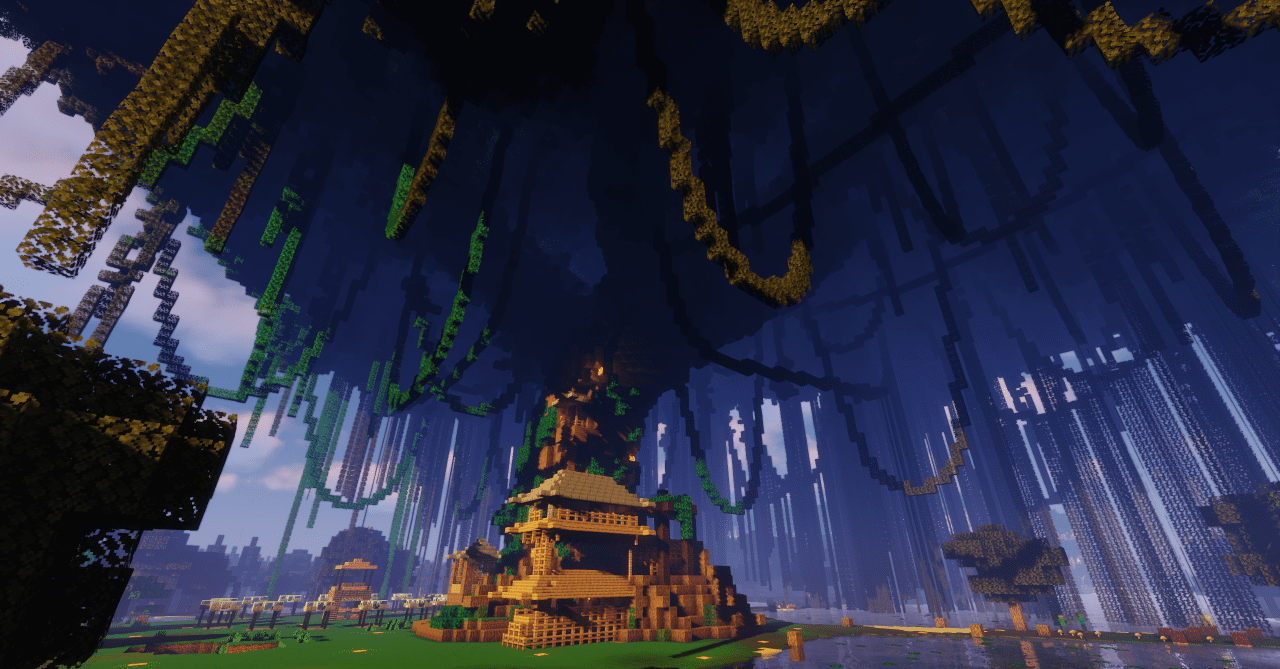 Командные сражения на уникальной карте Pandora в Minecraft