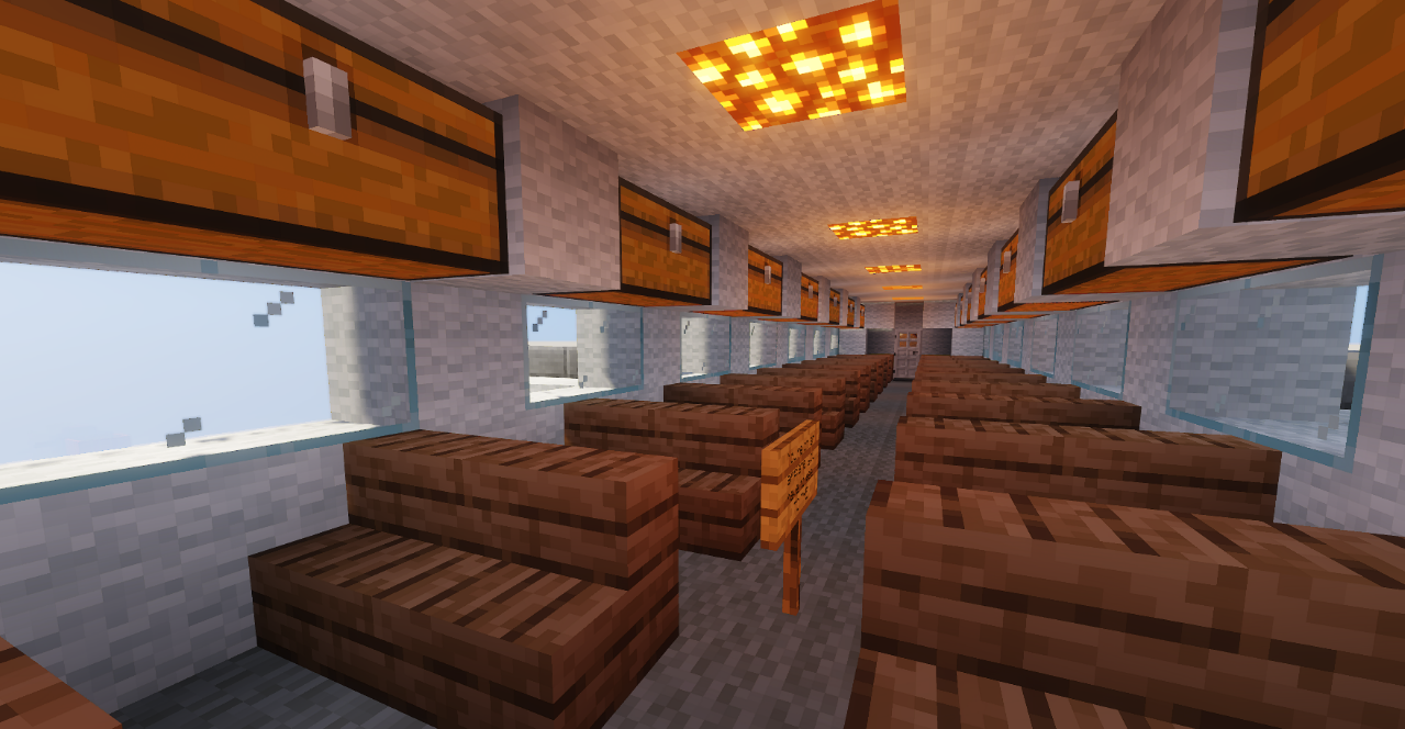 Игрок исследует тайгу в Minecraft с волками и высокими деревьями
