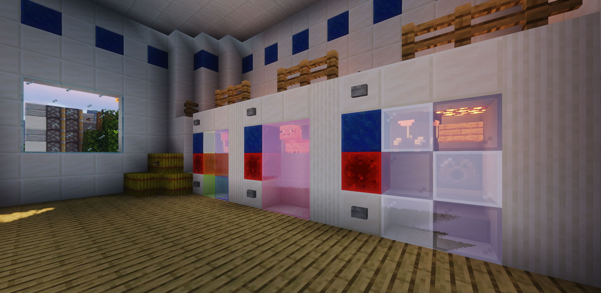 Редстоун-схемы и логические элементы в автоматизированном доме Minecraft