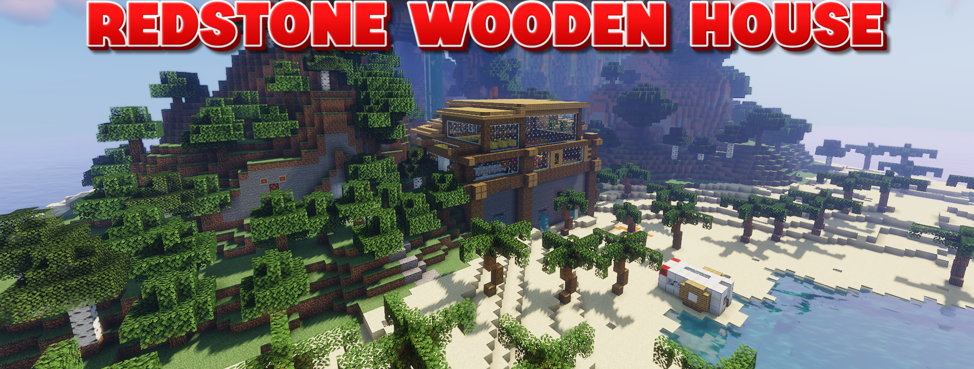 Redstone Wooden House | Карта Майнкрафт
