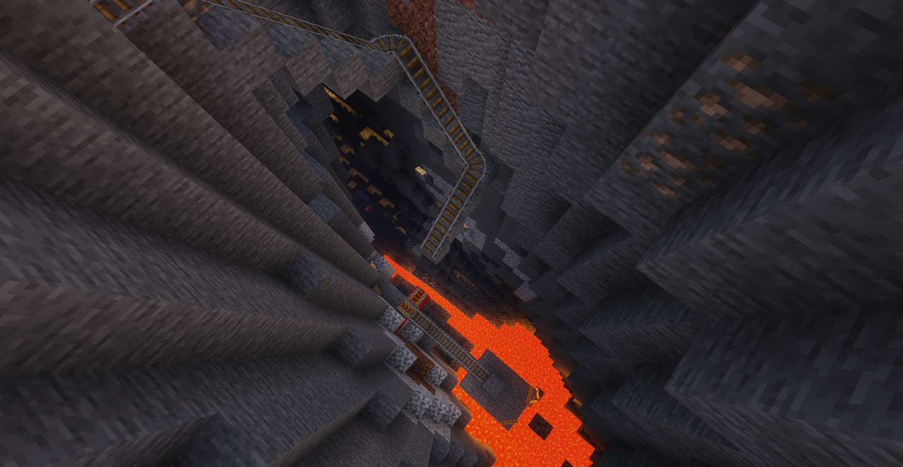 Игроки проходят паркур-испытания на сервере Minecraft в мультиплеере