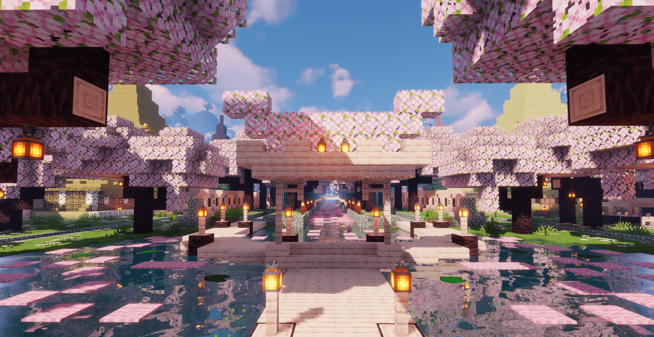 Финальный вид на карту Sakura Sanctum Hunt с подсвеченными спрятанными предметами