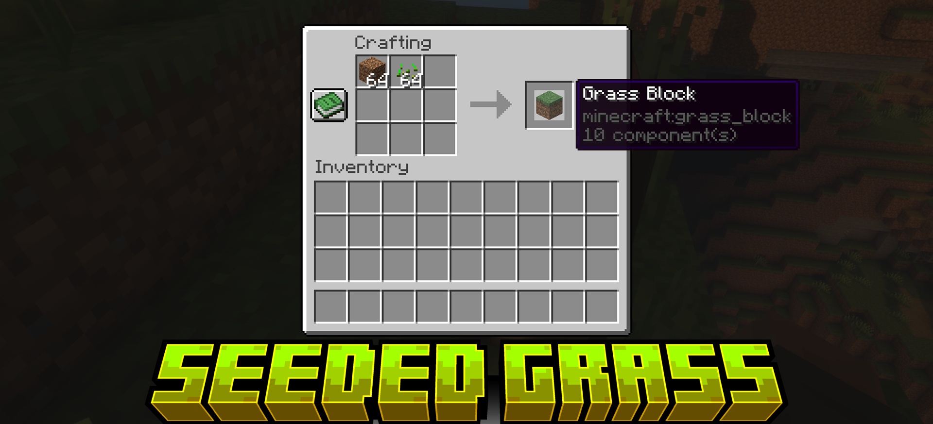 Seeded Grass для Minecraft 1.21.5