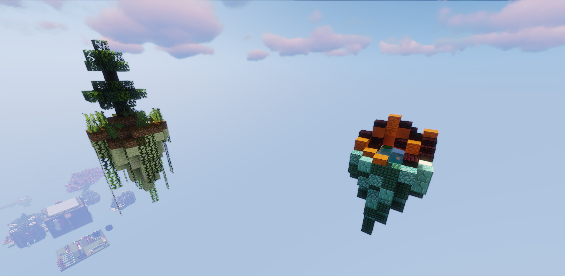 Установка карты SkyProgress в папку saves Minecraft