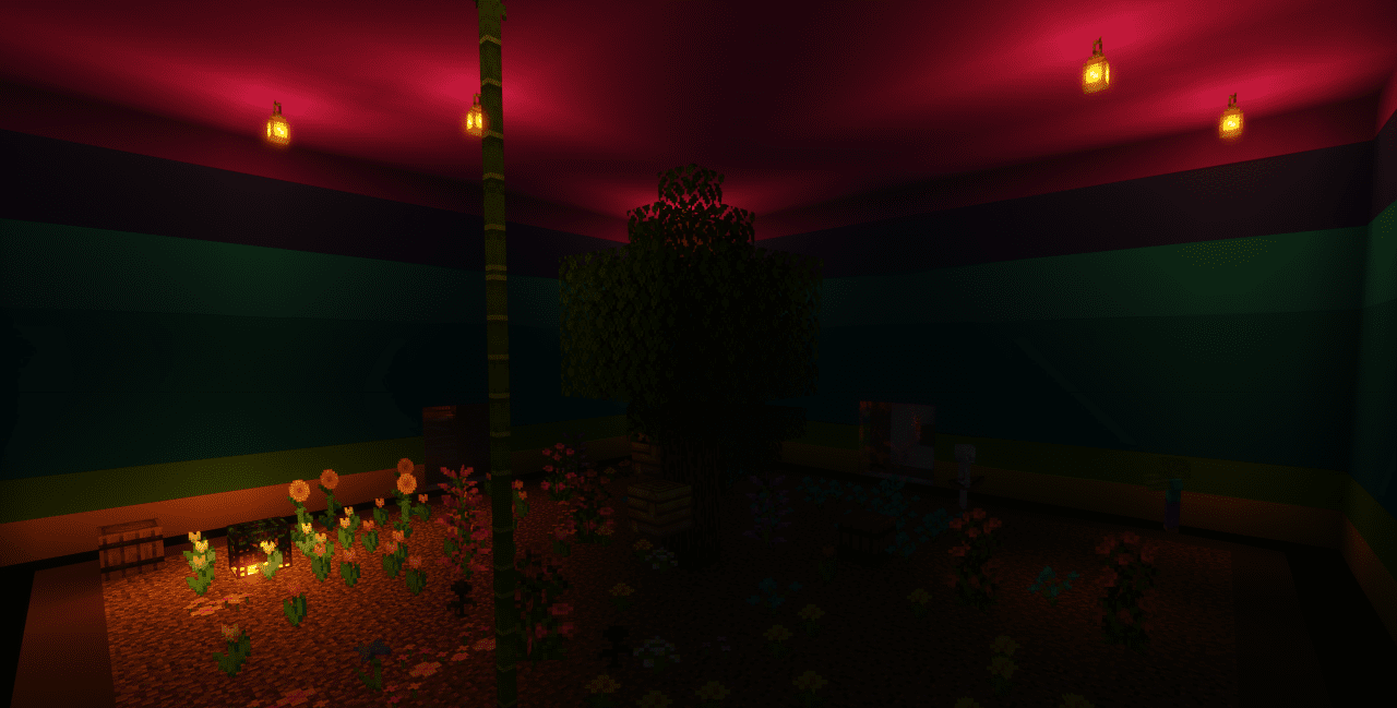 Битва с мобами в подземельях Stranded Dungeon в Minecraft