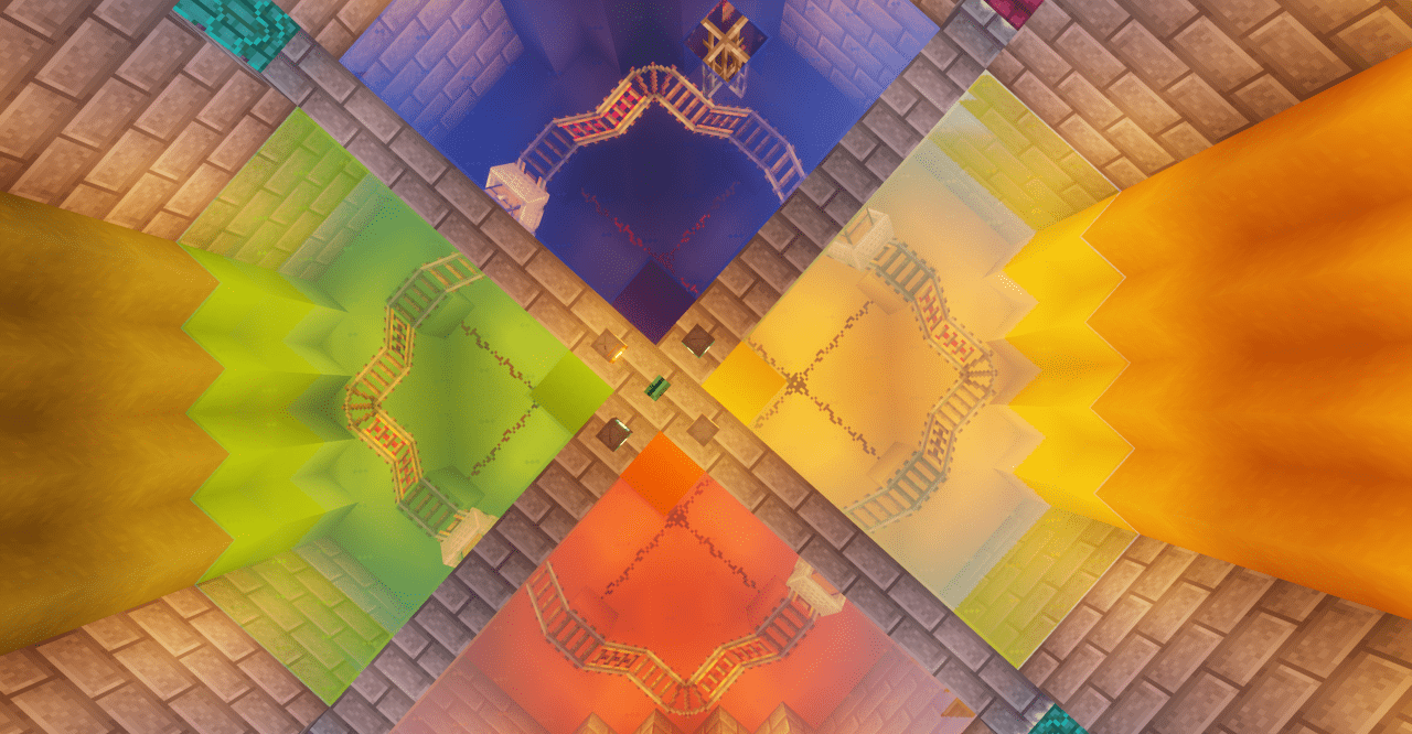Игрок решает головоломку на карте Temples II