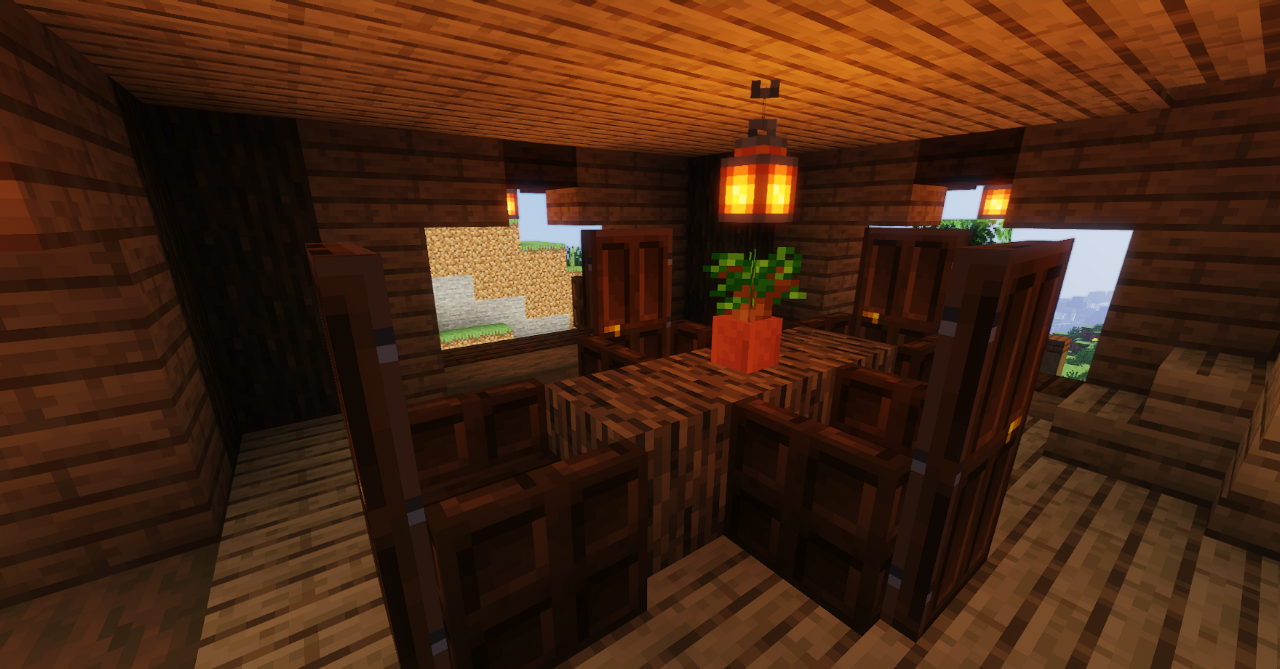 Игрок сражается с разбойниками у аванпоста в Minecraft
