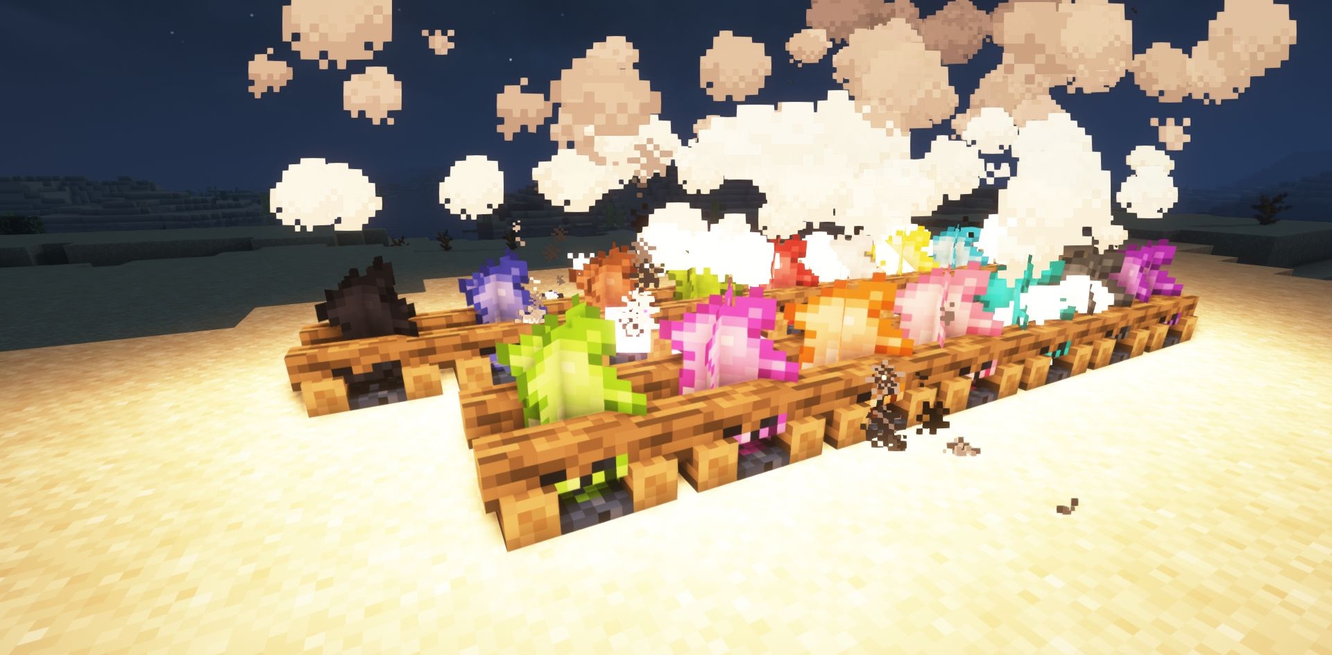 Совместимость мода Tinted Campfires с другими Minecraft модификациями