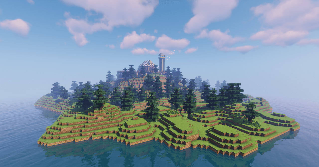 Интерьер дома викингов в Minecraft с детализированным убранством
