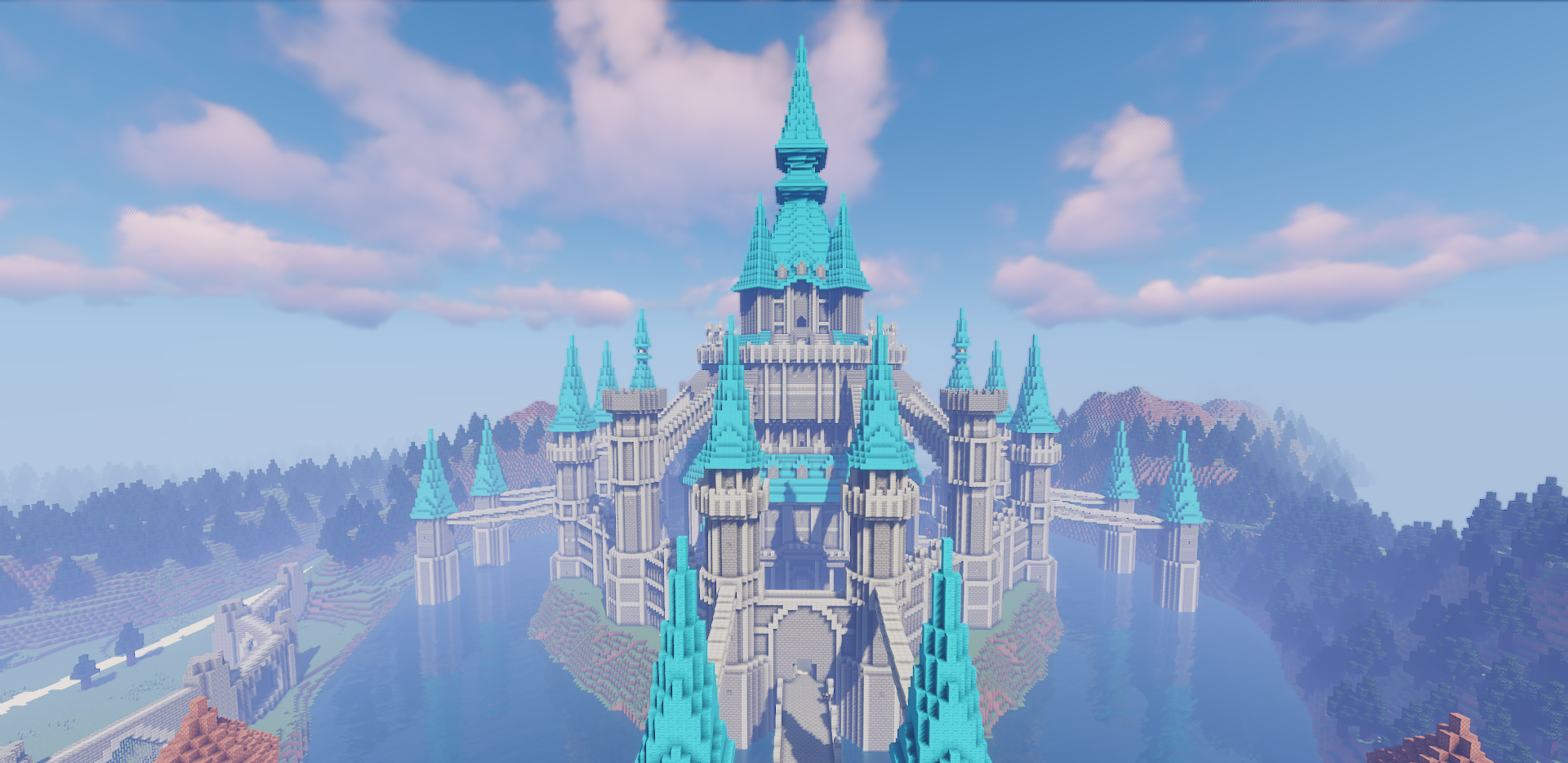 Локация из Zelda: Twilight Princess в Minecraft с детализированными постройками