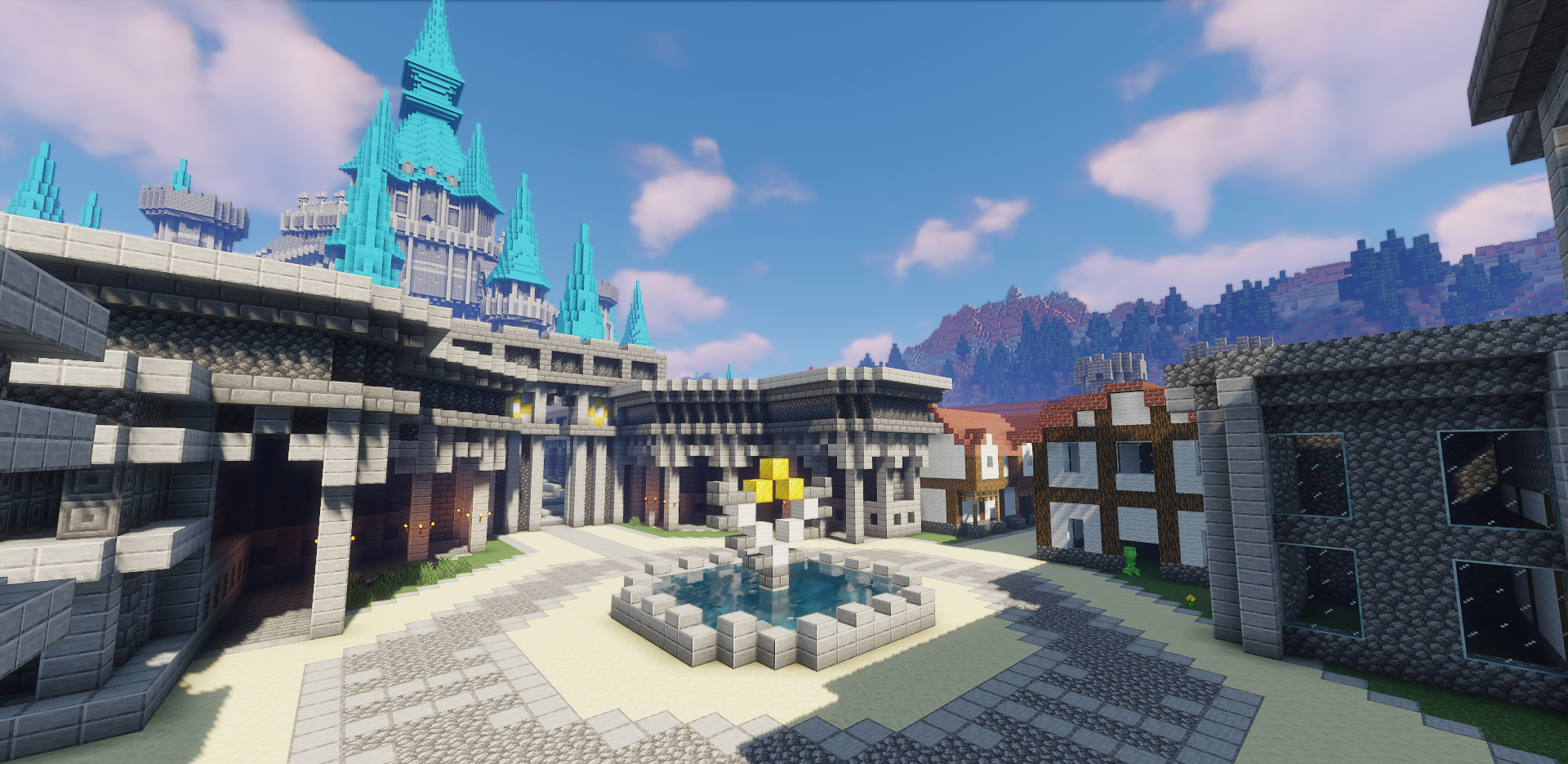 Горная локация из Zelda: Twilight Princess в Minecraft с реалистичным ландшафтом